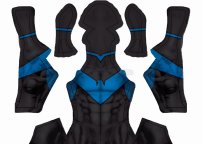 Tracer – Overwatch 2 Undersuit Pattern – Gun Head Design