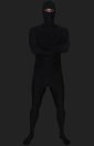 Ninja Costume | Black Spandex Lycra Full Body Zentai Suit