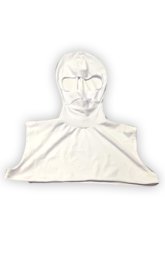 Ninja Hood | White Spandex Mask With Open Eyes Ninja Hood | White Spandex Mask With Open Eyes