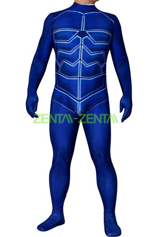 Nova Costume  Printed Spandex Lycra Bodysuit and 3D muscle shades