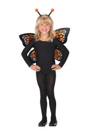 Orange and Black Butterfly Costume's Accessories