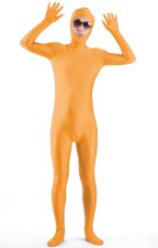 Orange Open Face Zentai Suit Orange Open Face Zentai Suit