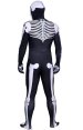 Original Skeleton Printed Black and White Spandex Lycra Costume