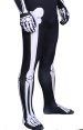 Original Skeleton Printed Black and White Spandex Lycra Costume