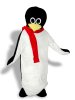 Penguin Mascot Costume With Red Scarf