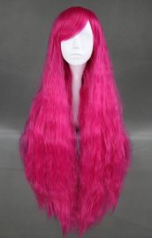 Pink Long Wig For Cosplay Show!