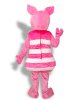 Pink Piggy with Strips Dress Mascot Costume
