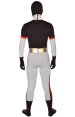 Power Ranger Costume | Black and Red Spandex Lycra Zentai