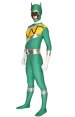 Power Ranger Jungle Fury Costume | Green Spandex Lycra Zentai
