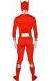 Power Ranger Jungle Fury Costume | Red Spandex Lycra Zentai