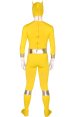 Power Ranger Jungle Fury Costume | Yellow Spandex Lycra Zentai