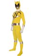 Power Ranger Jungle Fury Costume | Yellow Spandex Lycra Zentai