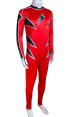 Power Ranger Jungle Fury Red Ranger Satin Costume