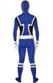 Power Ranger Rainbow Force Costume | Black and Blue Spandex Lycra Zentai