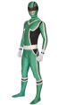Power Ranger Rainbow Force Costume | Black and Green Spandex Lycra Zentai