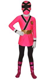 Power Ranger Samurai Megazord Pink Kids Zentai Suit