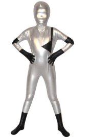 Power Ranger Silver Kids Zentai Suit
