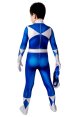 Power Rangers Billy Blue Ranger Printed Costume for Kid