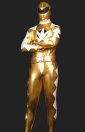 Power Rangers Dino Thunder | Gold and White Zentai Suits