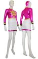 Power Rangers-Mega Force Pink and White Cosplay Costume