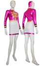 Power Rangers-Mega Force Pink and White Cosplay Costume
