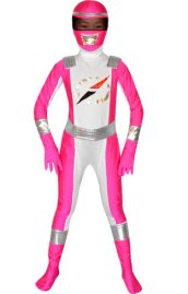 Power Rangers Operation Overdrive Pink Kids Zentai Suit