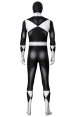 Power Rangers Zack Black Ranger Printed Spandex Lycra Costume