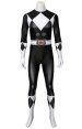 Power Rangers Zack Black Ranger Printed Spandex Lycra Costume