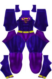 Pre New 52 Bizarro Dye-Sub Spandex Lycra Costume