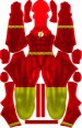 Pre New 52 Flash Dye-Sub Spandex Lycra Costume