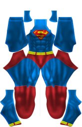 Pre New 52 Superman Dye-Sub Spandex Lycra Costume