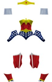 Pre New 52 Wonder Woman Dye-Sub Spandex Lycra Costume