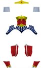 Pre New 52 Wonder Woman Dye-Sub Spandex Lycra Costume