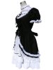 Pretty Black And White Cosplay Lolita Dress 10G
