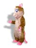 Pretty Brown And Pink Mice Mascot Costume