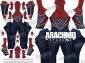 PUNK SPIDER-MAN Dye-Sub Spandex Lycra Costume