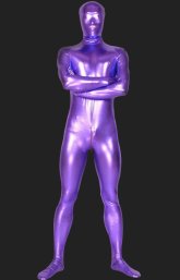 Purple Shiny Full Body Suit | Shiny Metallic Full-body Zentai Suits Purple Shiny Full Body Suit | Shiny Metallic Full-body Zentai Suits
