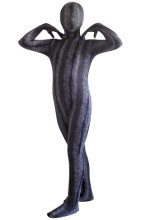 Purple Snake Skin Printed Kids Zentai Suit