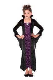 Purple Vampire Halloween Costume for Kid