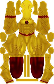 Rebirth Reverse Flash Dye-Sub Spandex Lycra Costume