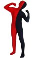 Red and Black Split Kids Zentai Suit
