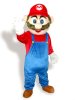Red And Blue Short-furry Mascot Costume