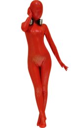 Red and Gold Plum Blossoms Zentai Suit Red and Gold Plum Blossoms Zentai Suit