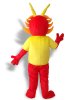 Red And Yellow Dragon Mascot Costume
