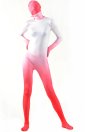 Red Gradient Full Body Suit | Silk Lycra Red Gradient Full Body Suit | Silk Lycra