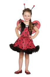 Red Ladybug Girl's Halloween Costume