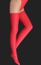 Red Lycra Thong and Long Stocking Red Lycra Thong and Long Stocking