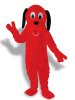 Red Puppy Short-furry Mascot Costume