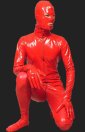 Red PVC Full Body Zentai Suits with Open Eyes and Mouth Red PVC Full Body Zentai Suits with Open Eyes and Mouth