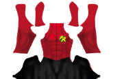 Red Robin Printed Spandex Lycra Costume